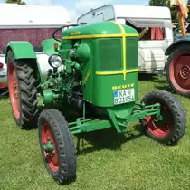 Deutz  Knubbel  pr�sentiert bei der Oldtimerausstellung in Karlsdorf-Neuthard im Juni 2013