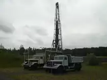 Am 29.06.13 war bei der Wismut Tag der offenen T�r, zusehen sind zwei Kraz.