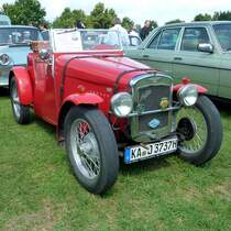 Austin Seven Spezial Sport, Bj. 1937, gesehen bei der Oldtimerausstellung in Karlsdorf-Neuthard im Juni 2013
