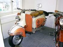 IWL Roller Typ Berlin im Motorrad Museum auf Schloss Augustusburg.