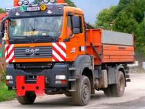 AF einer Straenmeisterei lieferte bei einer Baustelle in RIED i.I. Material ab; 080722