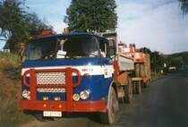 Liaz MS 24 mit Tieflader und Atlas Bagger.Im LKW ist ein Motor vom Liaz S100 mit 300 PS Turbo eingebaut.