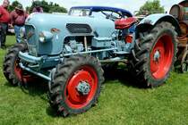Eicher Tiger steht auf dem Ausstellungsgel�nde beim Sommerfest in Karlsdorf-Neuthart, Juni 2013