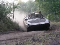 BMP ohne Turmvariante, beim 7. Internatinalen Ostblock Fahrzeugtreffen in Ptnitz am 04.07.2008 