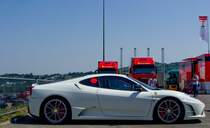 Ferrari F430 Seitenansicht, gesehen am 29.06.2012