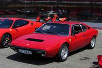 Ferrari Dino 308 GT4 2+2, Parkplatz Hungaroring am 29.06.2012.