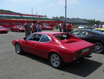 Ferrari Dino 308 GT4 2+2 Rckansicht, Parkplatz Hungaroring am 29.06.2012