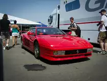 Ferrari Testarossa, Parkplatz Hungaroring am 29.06.2012