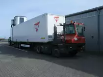 Dieser Kalmar ist im F�hrhafen Sassnitz-Mukran im Einsatz.Aufgenommen am 19.Juli 2013.