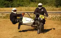 EML-Yamaha Gespann in Weidhausen am 21.07.2013. (5. Klassik Enduro Trophy AMC Hohe A�litz)