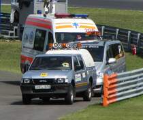 Technischer Dienstwagen Opel Pick-Up auf dem Hungaroring. Foto: 29.07.2012.