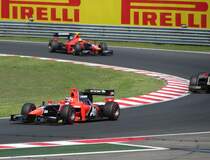 GP2 Rennauto auf dem Hungaroring am 29.07.2012.