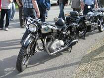 Ein NSU-Motorrad war in Werdau zu bestaunen, 05.05.07