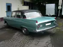 Heckansicht eines Borgward 2.3 Liter. 1960 - 1962. Borgwardtreffen an der Essener Dampfe am 25.08.2013.