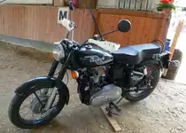 Royal Enfield Taurus, die englische Firma gehrt zu den wenigen Herstellern von Motorrdern mit Dieselmotoren, Juni 2013