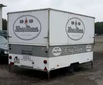 KNIG - PILSENER Getrnke Ausschank und Verkaufsanhnger Werbung in RE am 25,08,2013