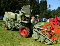 Claas Columbus, gebaut in den 1950er Jahren, Oldtimertreffen Tennenbronn, Juli 2013