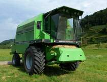 Deutz-Fahr, Mhdrescher M35.80 ohne Mhwerk, Juli 2013