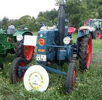 Lanz aus Hilders ist Gast bei der Oldtimerausstellung der Traktorenfreunde Mackenzell im September 2013