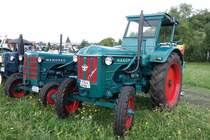 auch Hanomag ist bei der Oldtimerausstellung der Traktorenfreunde Mackenzell im September 2013 vertreten