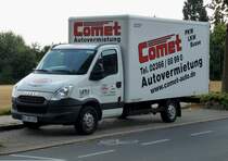 IVECO Daily 35 S 1.5 mit spier Kofferaufbau der comet Autovermittung am 28,08,2013 in Herten