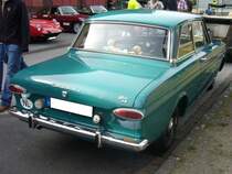 Heckansicht eines Ford Taunus P4 12M TS. 1963 - 1966. Oldtimertreffen Kokerei Zollverein am 01.09.2013.