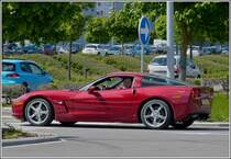 Seitenansicht einer Corvette, gesehen am 06.06.2013.