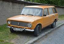 VAZ (BA3)/Lada 1200 Combi, gesehen am 29.08.2013 in Bansk tiavnica/Schemnitz (Mittelslowakei)