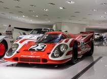 Porsche 917 Red-23 Kurzheck aus dem Jahr 1970. Foto: Porsche Museum am 30.11.2012.