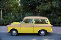 Trabant P 600 K . Zusehn beim Oldtimerausstellung in Zeulenroda. Foto 01.09.13