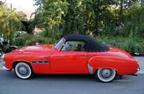 Wartburg AWE 313/1. Zusehn bei einer Oldtimerausstellung in Zeulenroda. Foto 01.09.2013