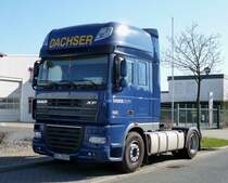 DAF XF 105 460 HD DACHSER Zugmaschine der THOR GRUPPE 25,03,2012