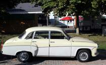 Wartburg AWE 313. Zusehn beim Oldtimerausstellung in Zeulenroda. Foto 01.09.13
