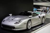 Porsche 911 GT1 Strassenversion. Aufnahme: Porsche Museum 30.11.2012