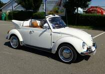 VW K�fer Cabrio, Oldtimertreffen Gundelfingen, Juni 2013