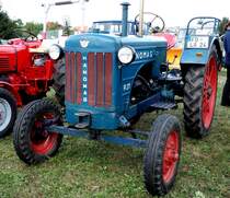 Hanomag R 27, gesehen bei der Oldtimerausstellung der Traktorenfreunde Mackenzell im September 2013