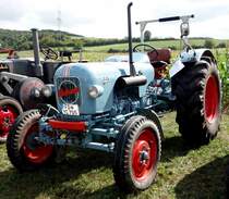 Eicher Mammut besucht die Oldtimerausstellung der Traktorenfreunde Mackenzell im September 2013
