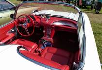 Chevrolet Corvette C1, Blick in den Innenraum, Tennenbronner Oldtimertreffen, Juli 2013