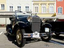 FORD-A, 3285ccm; 40PS; Bj.1929 hat sich zum Schnauferl&Veteranentreffen am Rieder Hauptplatz eingefunden; 130824