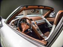 Porsche Carrera GT, Interieur. Foto: Porsche Museum am 30.11.2012.