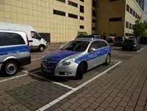 Opel Insignia der Polizei Frankfurt am 21.09.13 auf der IAA