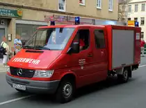 KLF-Th der Freiwillige Feuerwehr Kleinwolschendorf. Zusehn beim Historischer Feuerwehrumzug in Zeulenroda. Foto 31.08.13