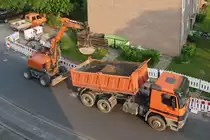 Wacker Neuson 6503 Mobilbagger und Mercedes-Benz ACTROS 3340, 24.5.12