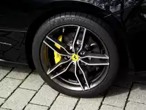 Eine Felge von einen Ferrari 599 am 21.09.13 in Frankfurt 