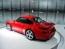 Porsche 911 (993). Foto: Porsche Museum Stuttgart-Zuffenhausen am 30.11.2012