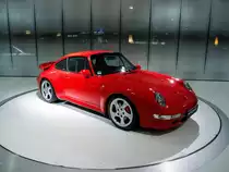 Porsche 911 (993). Foto: Porsche Museum Stuttgart-Zuffenhausen am 30.11.2012