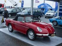 Renault Dinalpin, produziert bei Diesel Nacional (DINA) in Mexico. 1108ccm, 68 Ps, 580Kg, und ca. 165 Km/h Hchstgeschwindigkeit. Foto: World Series by Renault 14.09.2013