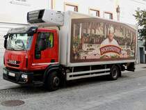 IVECO EUROCARGO 150E28, liefert schon Fr�hmorgens Fleisch-, und Wurstwaren; 130902