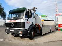 MB-1827 von MUS-MAX steht zur Beladung von Messegut bereit; 130909