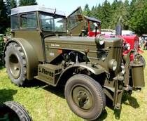 Hanomag 455A-TK Nato, 55PS-Schlepper fr Militrdienste, Baujahr 1963, Tennenbronner Oldtimertreffen, Juli 2013